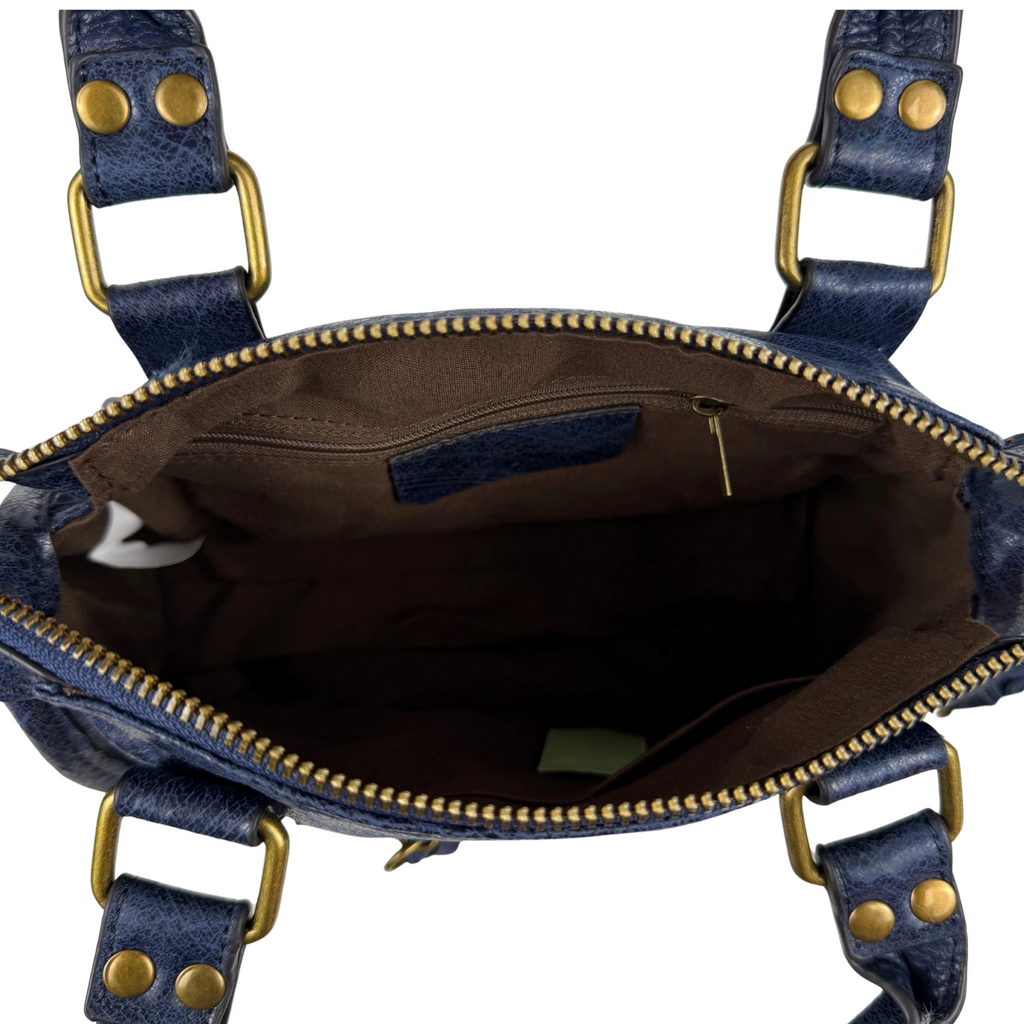 City bag Mini Blu marino
