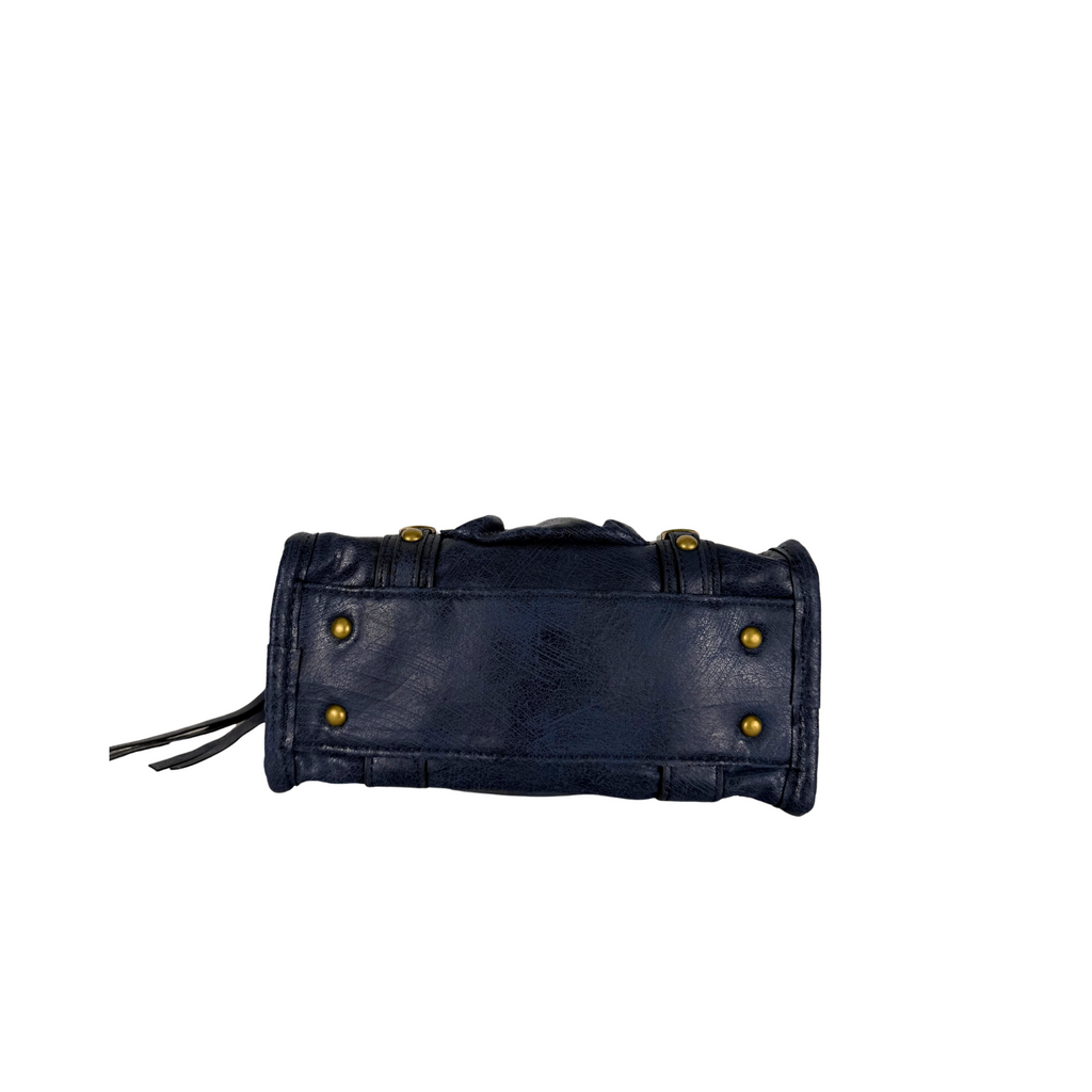 City bag Mini Blu marino