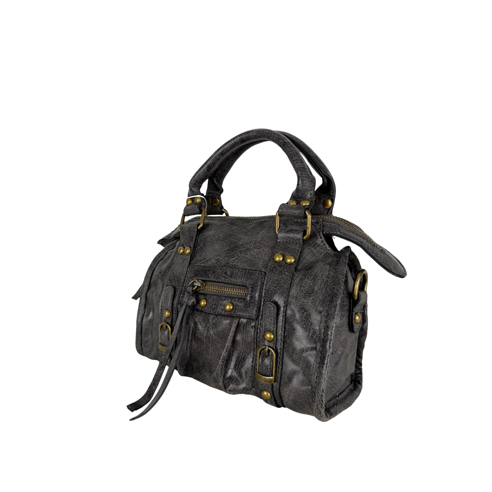 City bag Mini Grigia