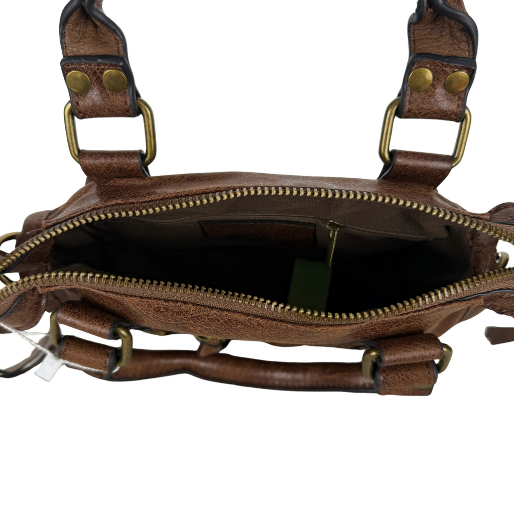 City bag Mini marrone