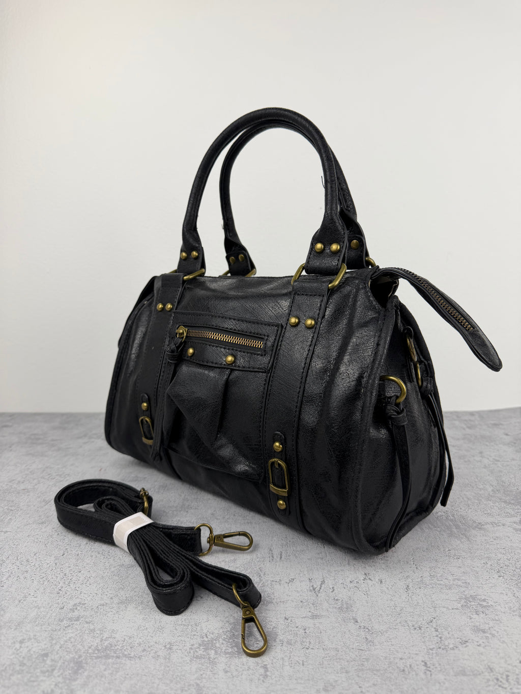City bag L Vintage Nera