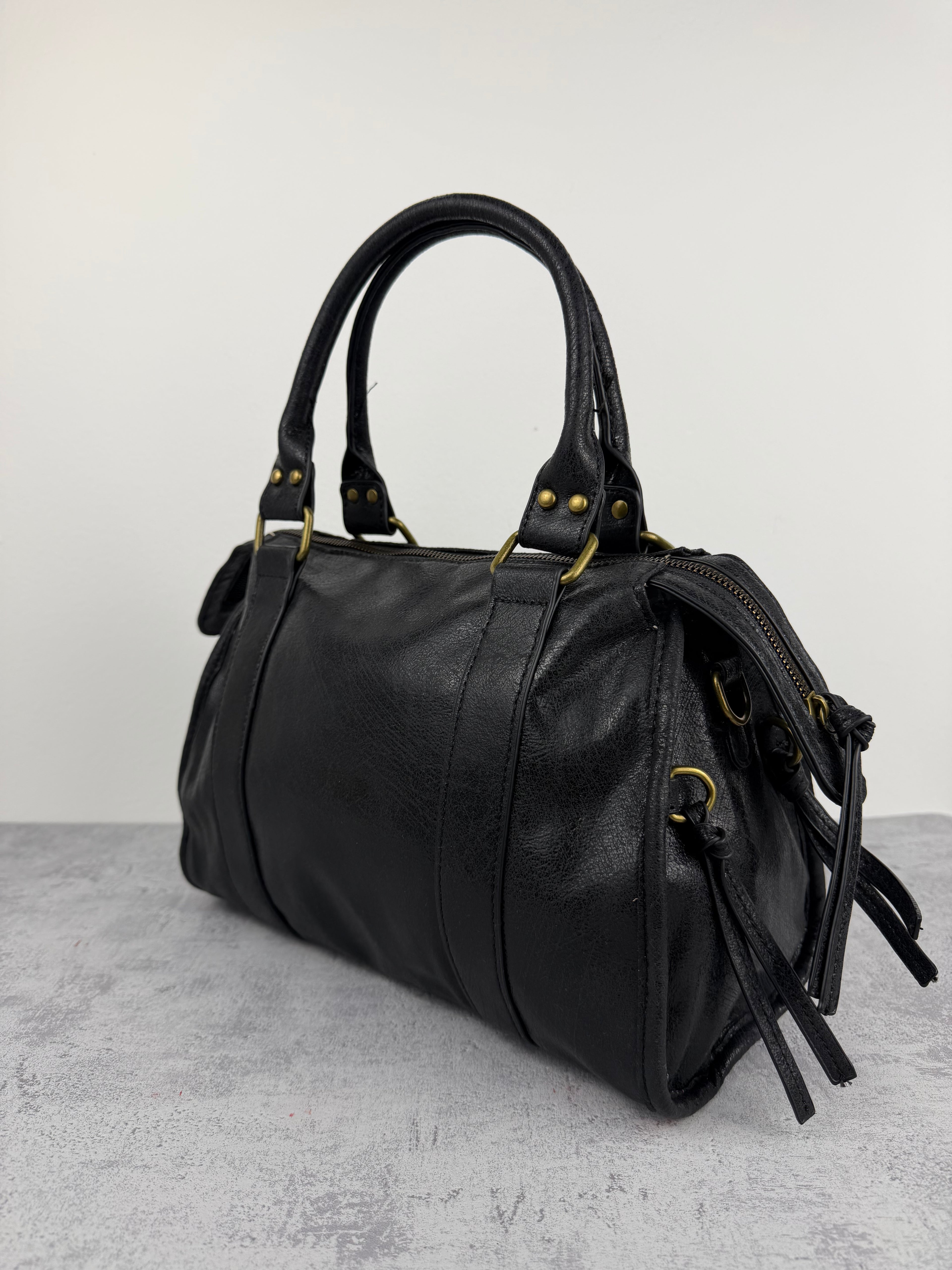 City bag L Vintage Nera