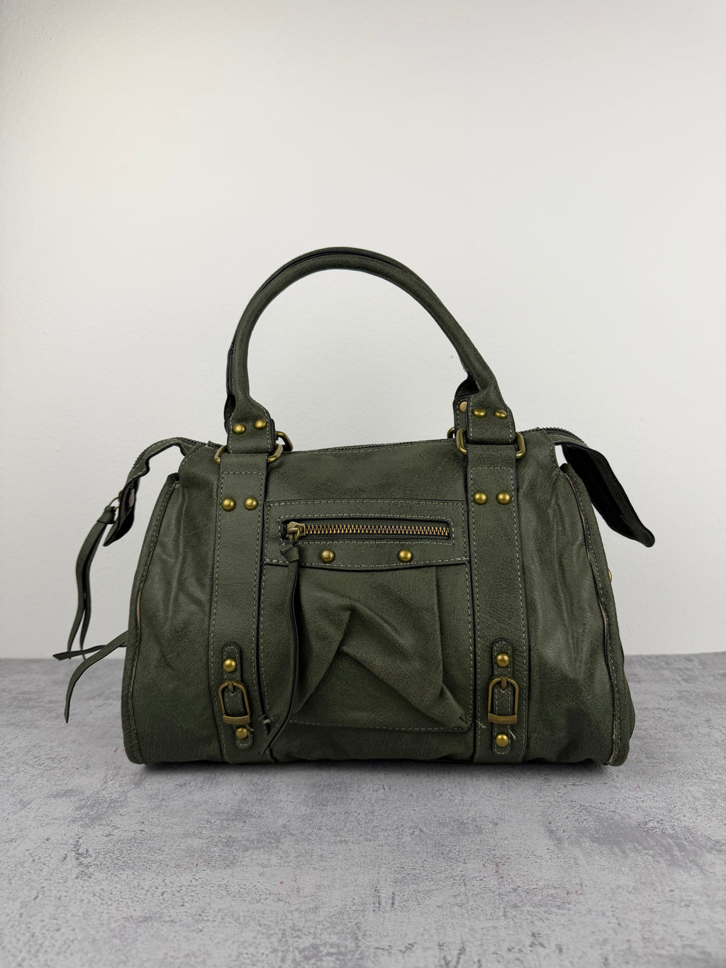 City bag L Vintage Verde