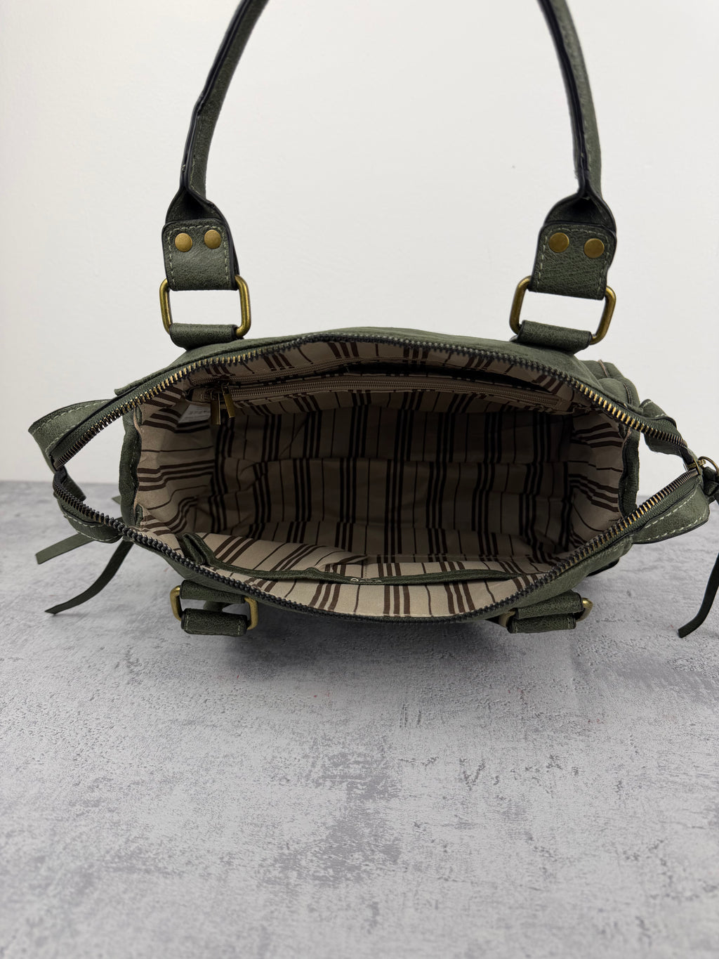 City bag L Vintage Verde