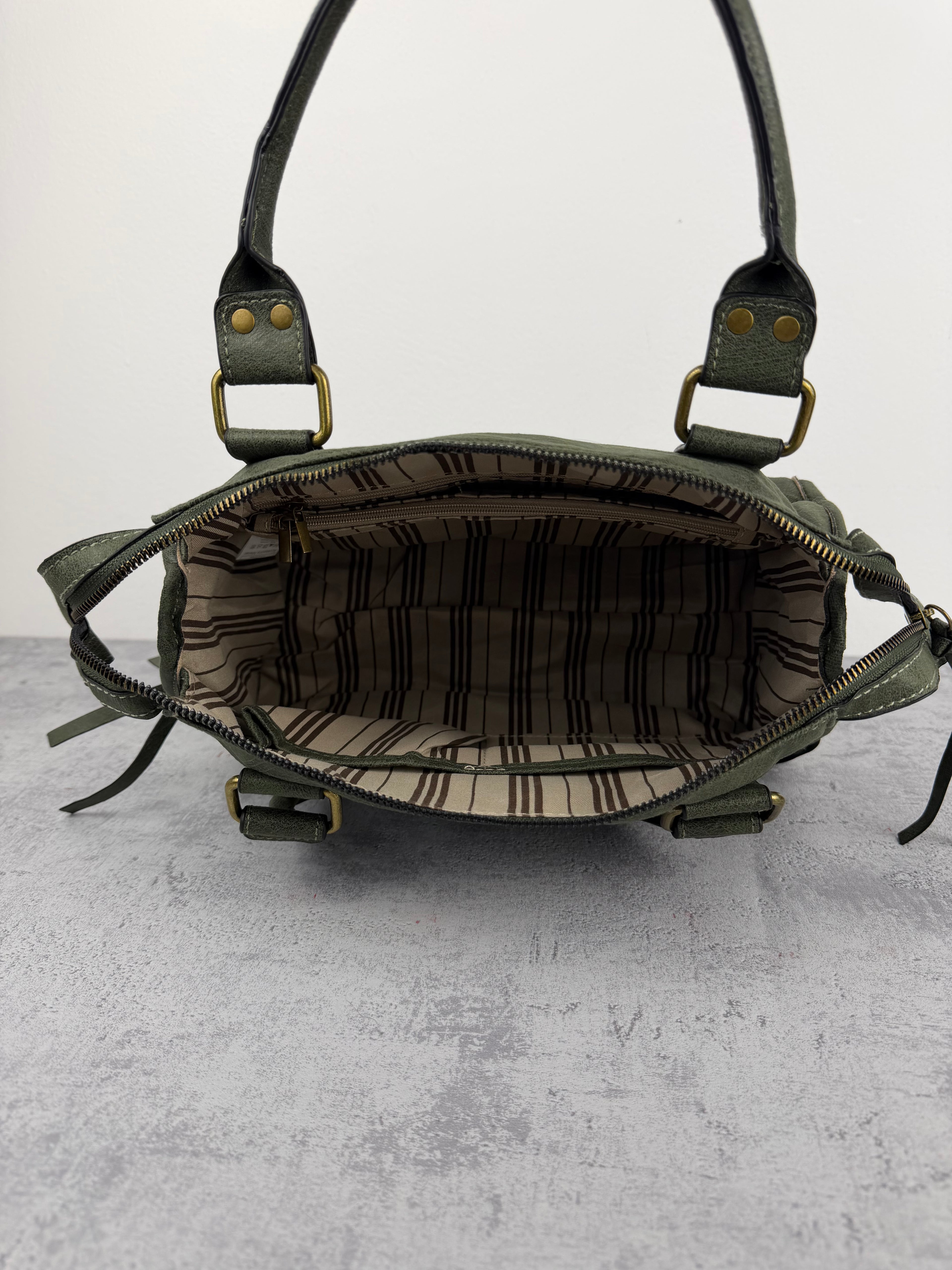 City bag L Vintage Verde