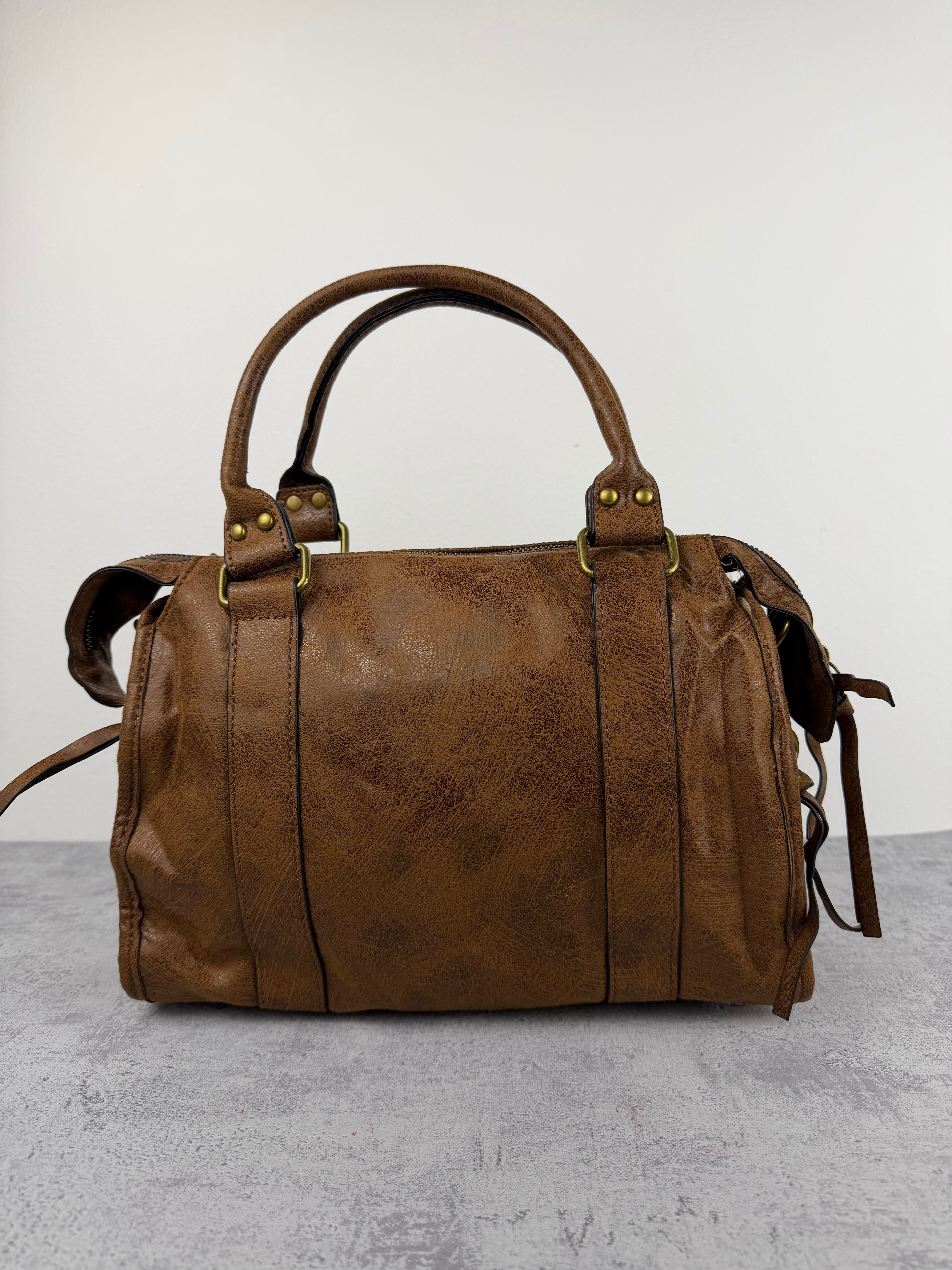 City bag L Vintage Marrone