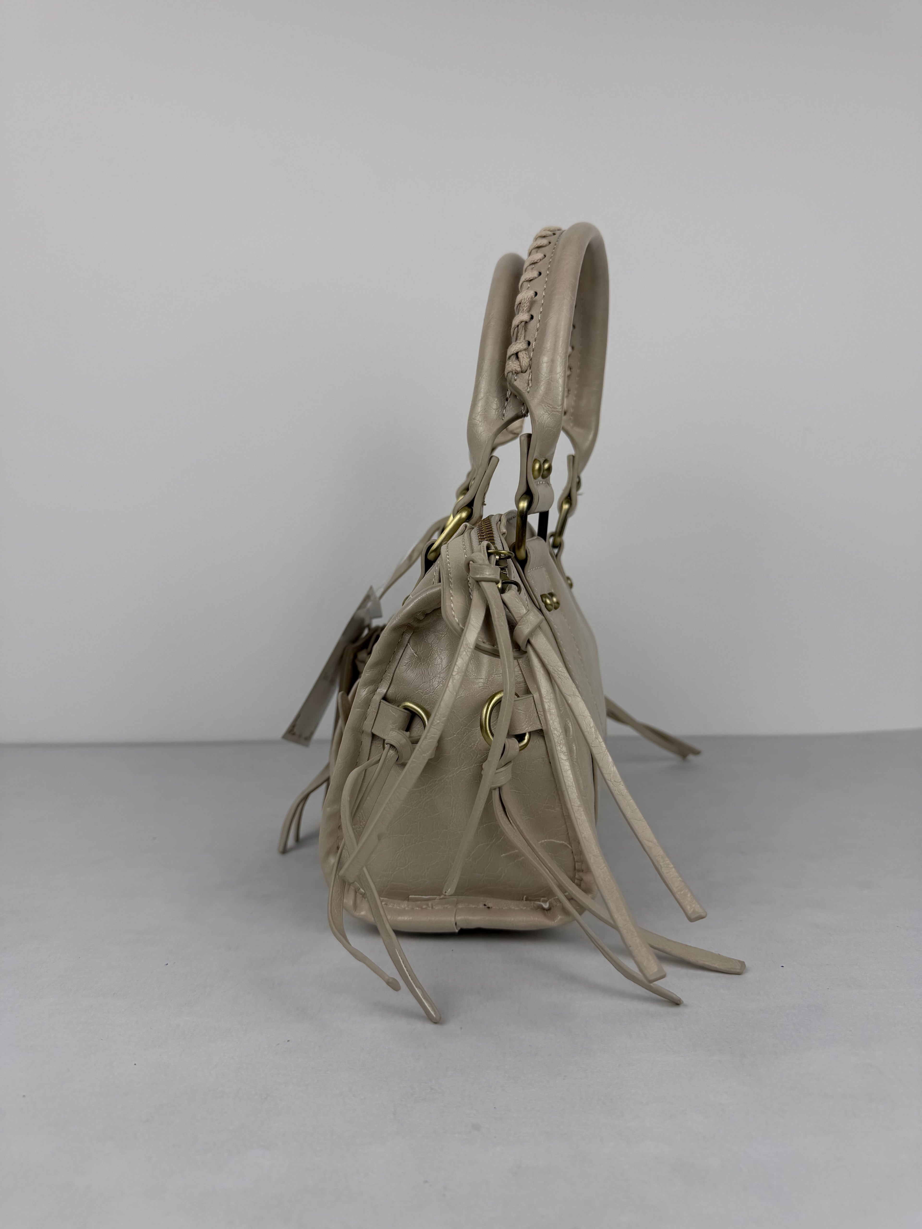 City bag Laccata Beige