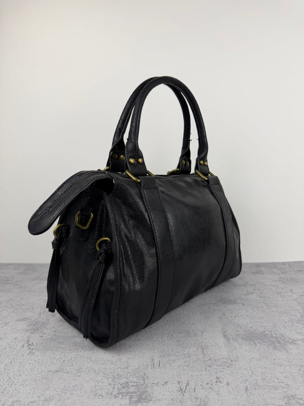 City bag L Vintage Nera