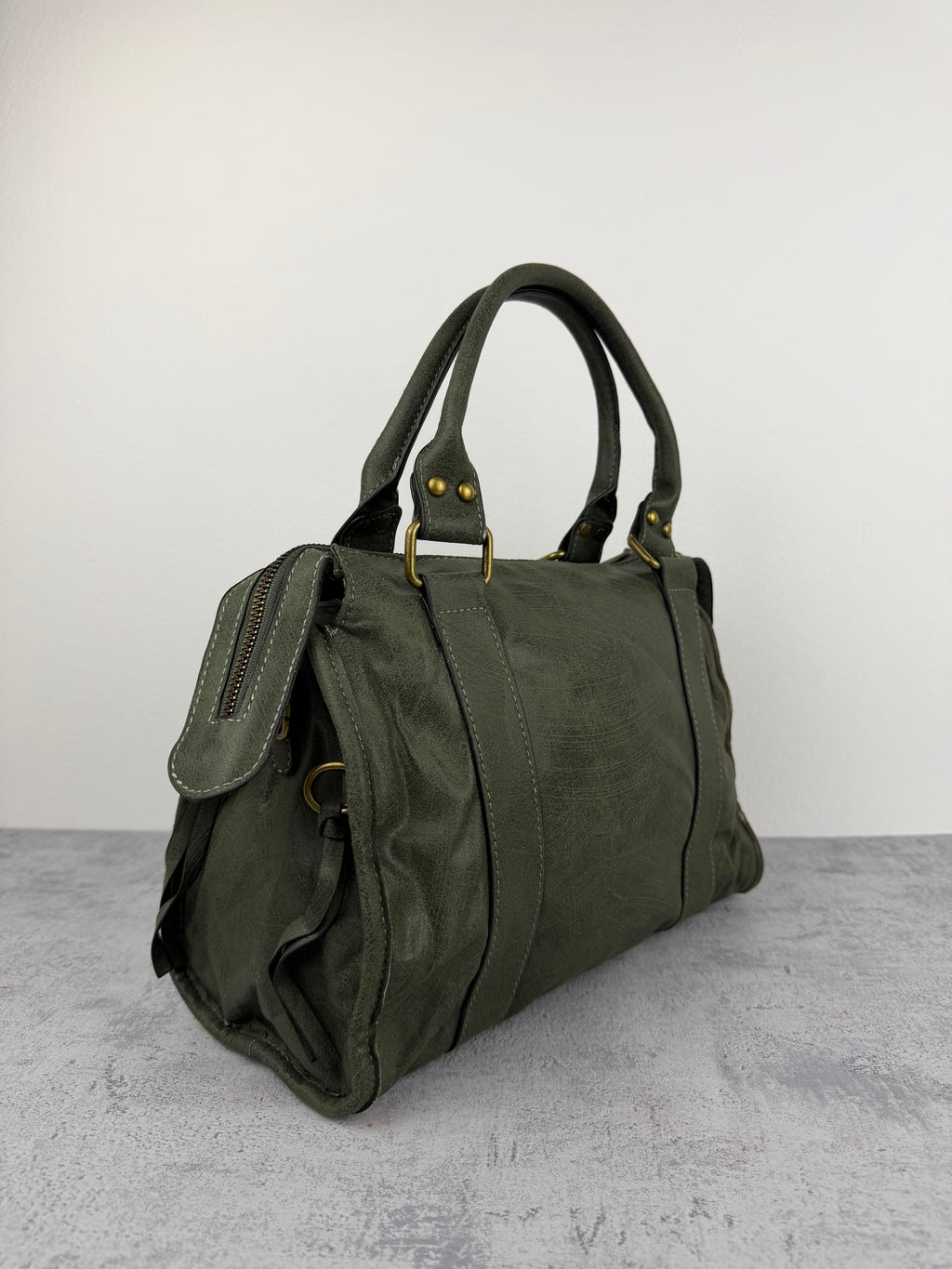 City bag L Vintage Verde