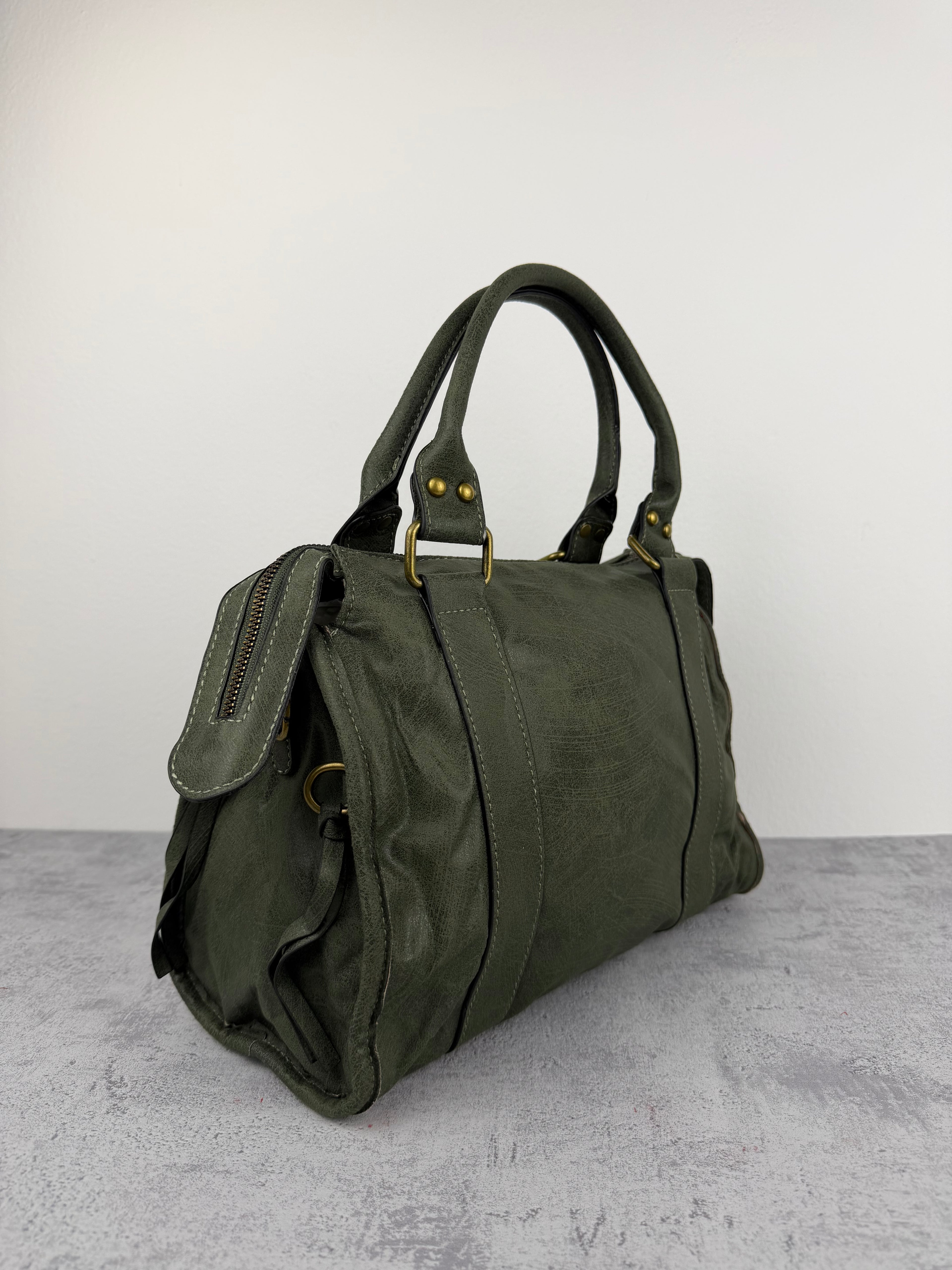 City bag L Vintage Verde