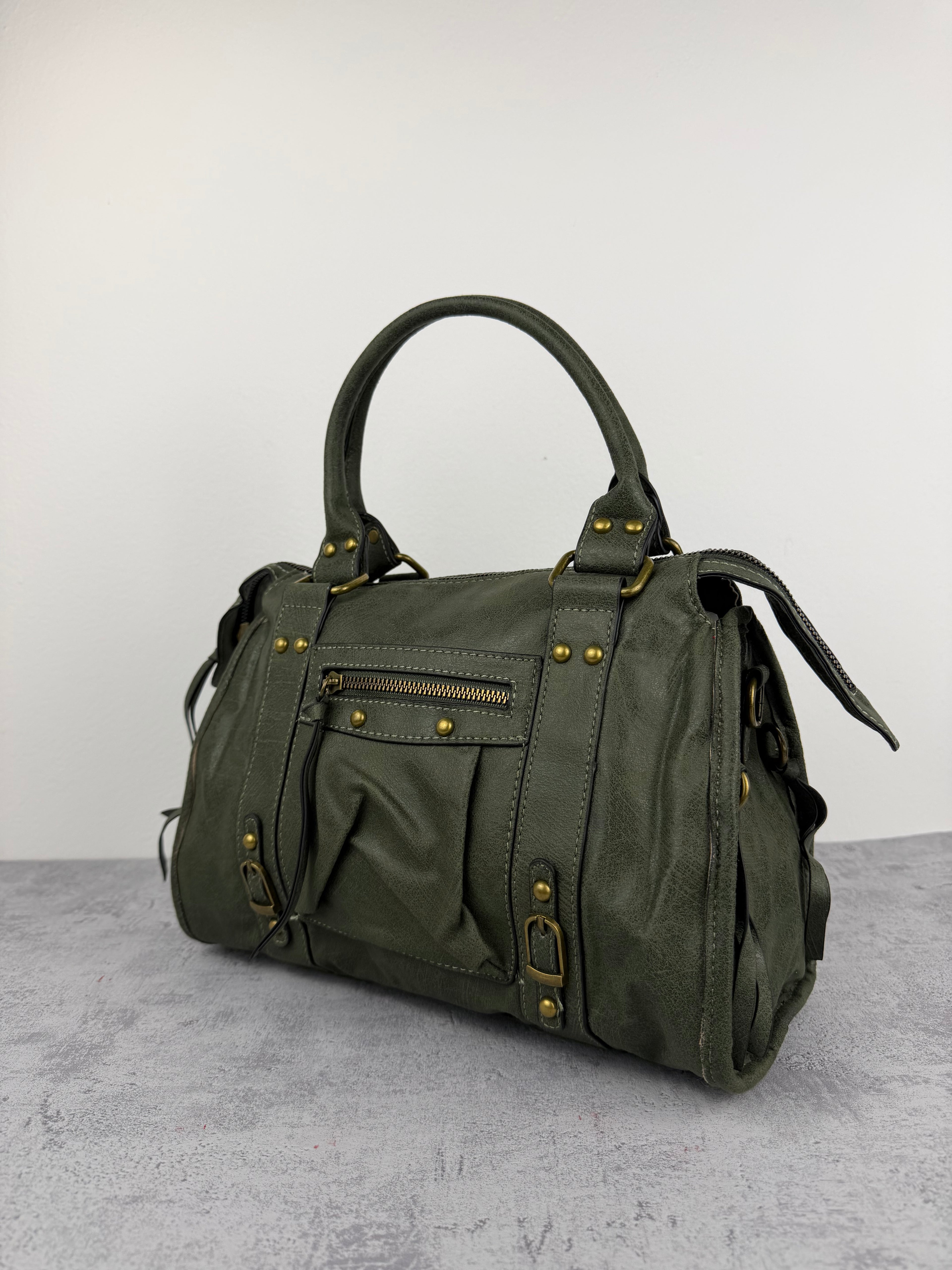 City bag L Vintage Verde