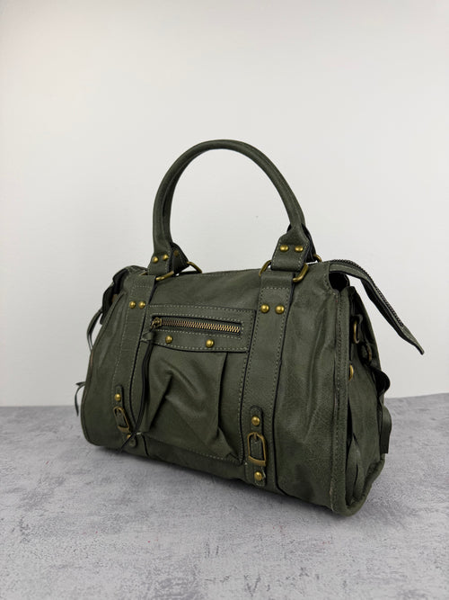 City bag L Vintage Verde
