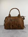 City bag L Vintage Marrone