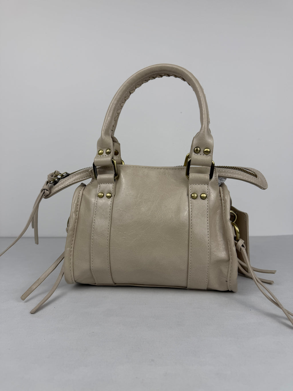 City bag Laccata Beige