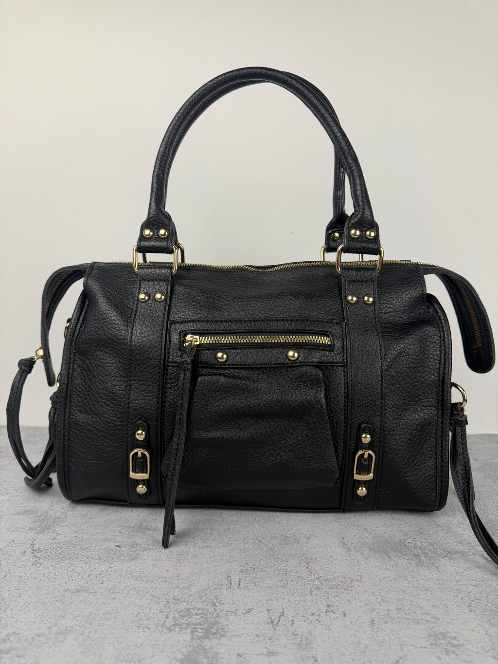 City bag XL Martellata Nera