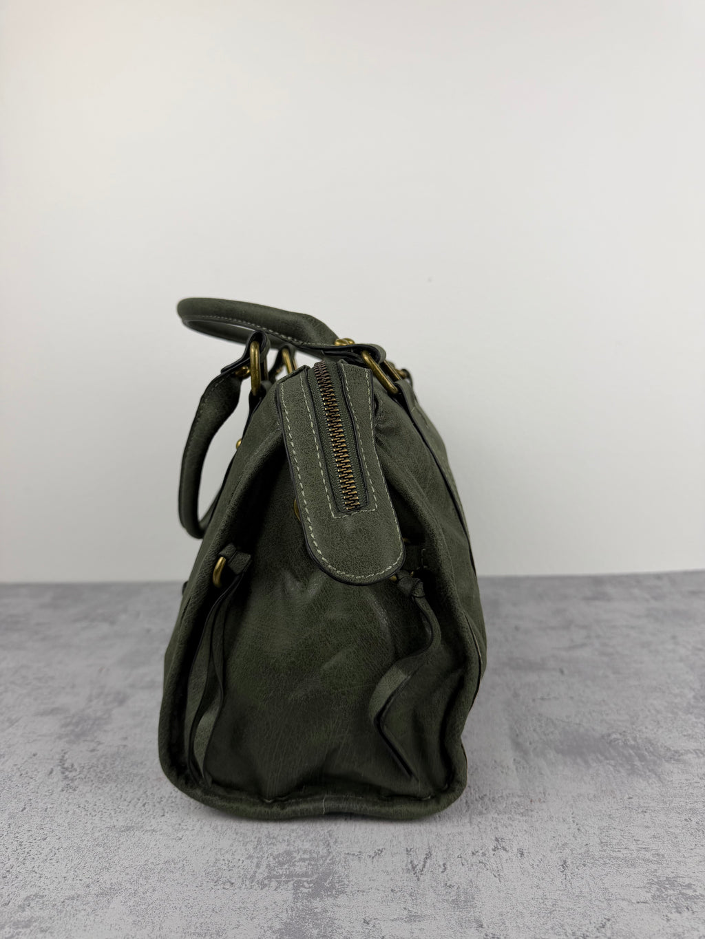 City bag L Vintage Verde